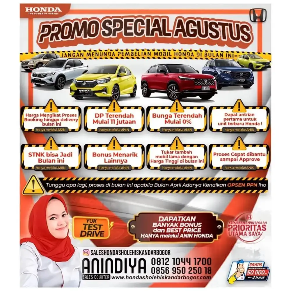 Promo Honda Agustus 2025 Miliki Honda Dengan Banyak Keuntungan Di Honda Bogor Promo Honda Agustus 2025 Miliki Honda Dengan Banyak Keuntungan Di Honda Bogor